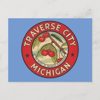 Traverse City  Michigan -  Postcard by TheTimeCapsule at Zazzle