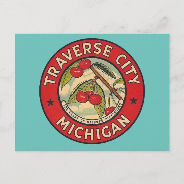 Traverse City, Michigan -  Postcard (Front)