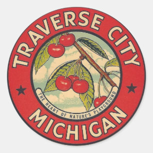 Traverse City, Michigan - Sticker