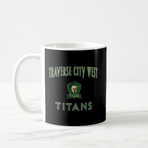 Traverse City West High School Titans Coffee Mug