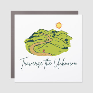 Traverse the Unknown Car Magnet