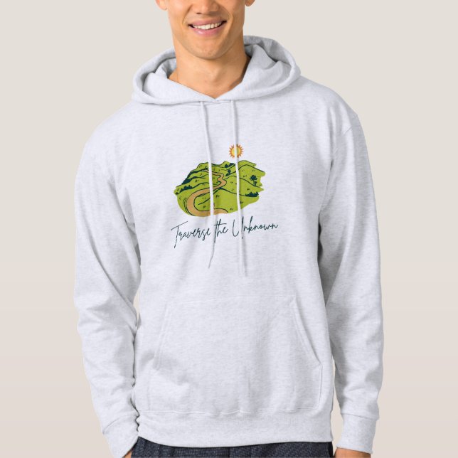 Traverse the Unknown Men's Hoodie (Front)