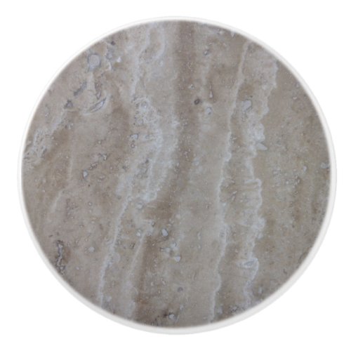 Travertine Ceramic Knob