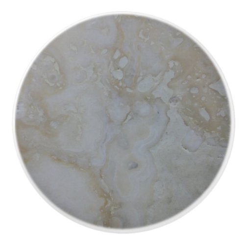 Travertine Ceramic Knob