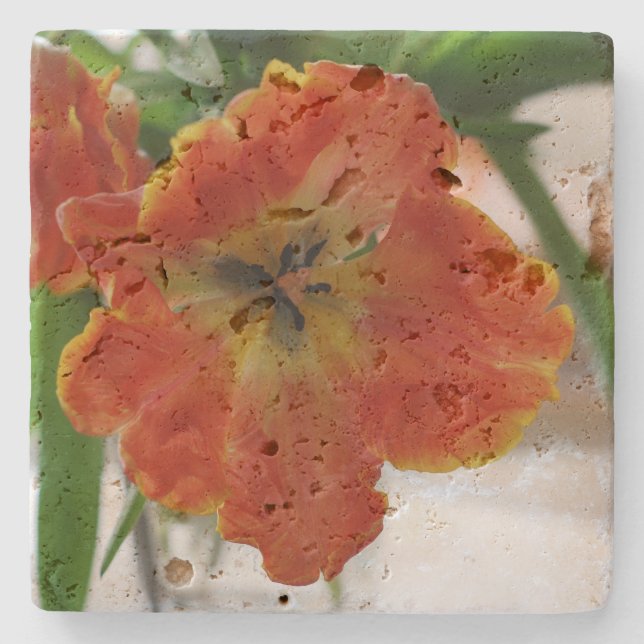 Travertine Coasters square Photography  (Front)