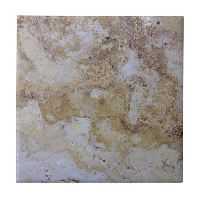 travertine stone ceramic tile (Front)
