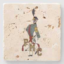 * Travertine Stone Drink Coaster (4 stone choices)