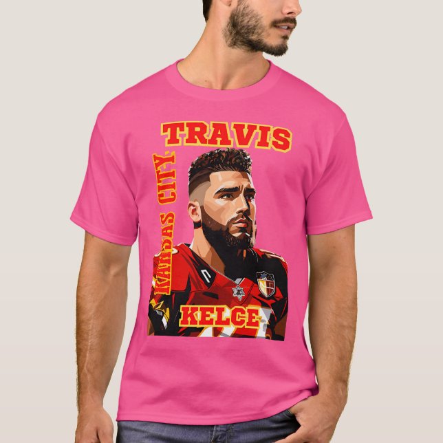 Travis Kelce Kansas City T-Shirt (Front)