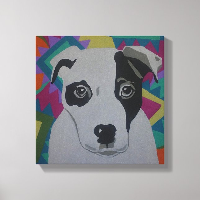 Travis Stretched Canvas Print (Front)