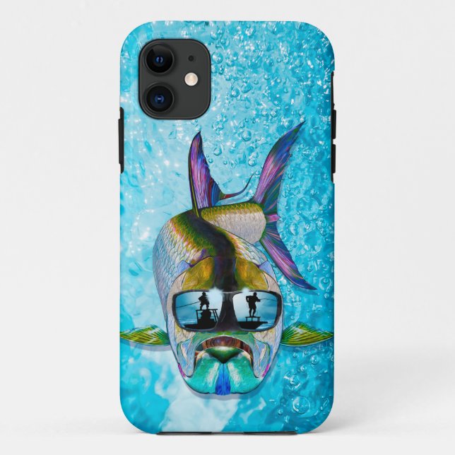 Travis Tarpon Sunglasses on Case-Mate iPhone Case-Mate iPhone Case (Back)