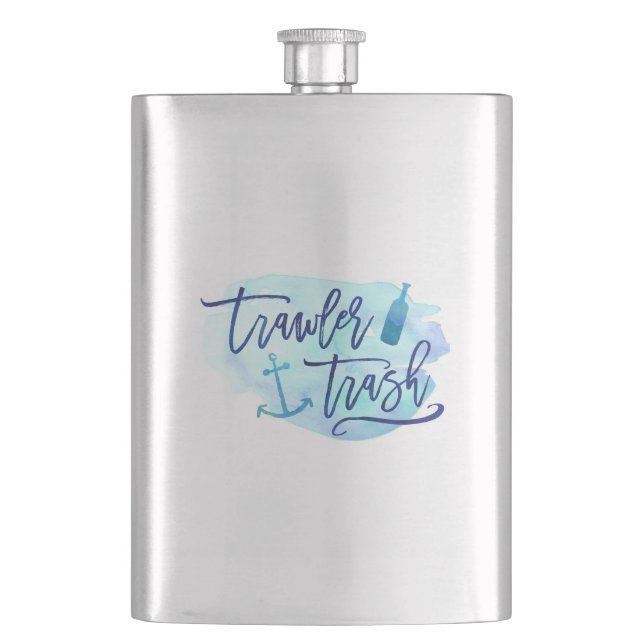 Trawler Trash Flask (Front)