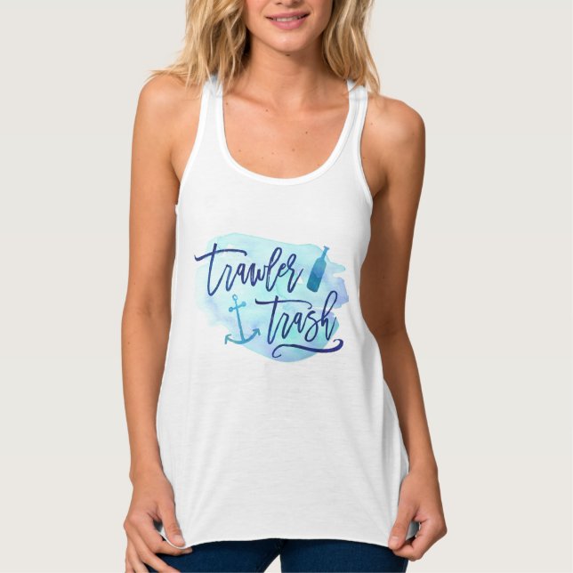 Trawler Trash Tank Top (Front)