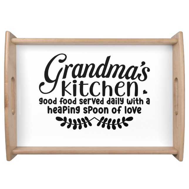 Tray - Granma's kitchen - good food served daily (Front)