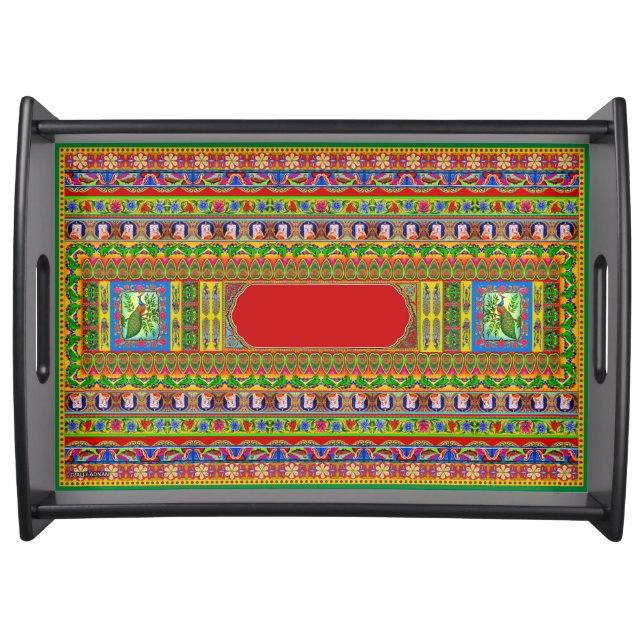 Tray Inspired by Truck Art (Front)