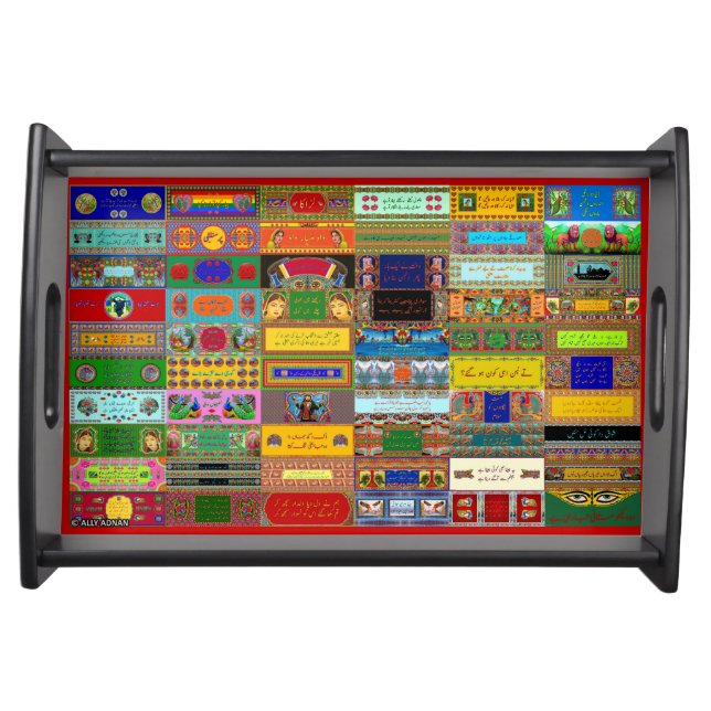 Tray Inspired by Truck Art (Front)