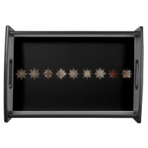 Tray, Multiple, black Serving Tray