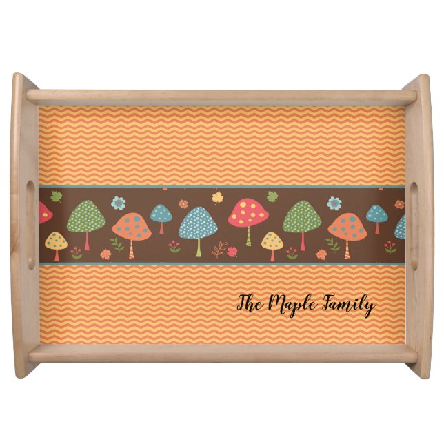 Tray with Sweet Mushrooms (Front)