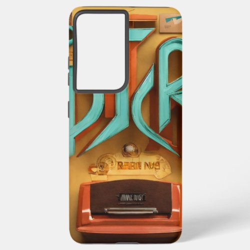 TrayBien A Journey Through Vintage Racing Vibes Samsung Galaxy S21 Ultra Case