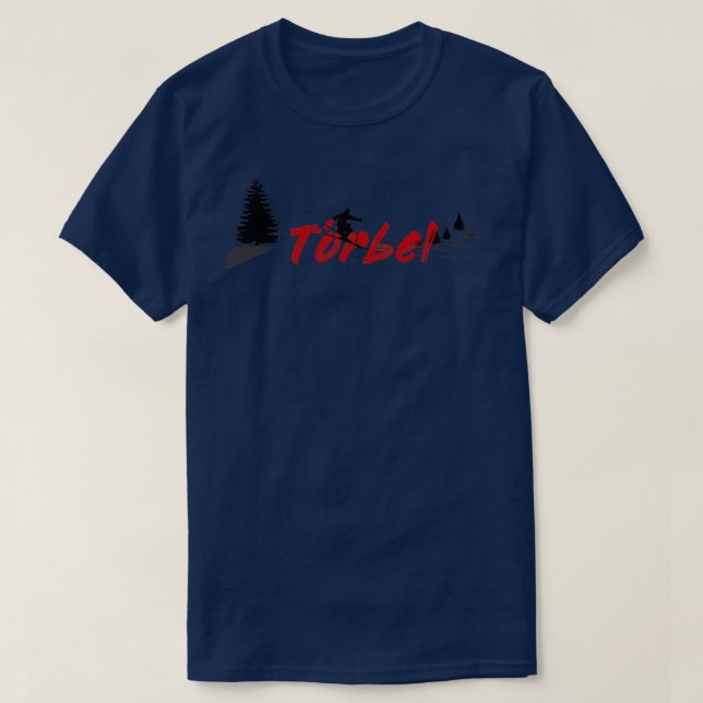 Trbel Toerbel Ski Long T-Shirt (Design Front)