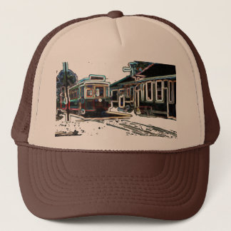 TRC Neon streetcar at stn Trucker Hat