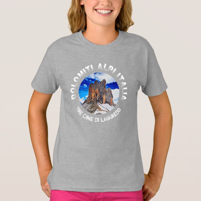 Tre Cime di Lavaredo. Dolomiti. Italia. T-Shirt (Front)