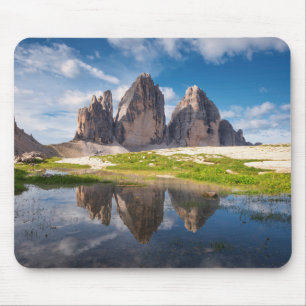 Tre Cime di Lavaredo/Drei Zinnen Dolomite mountain Mouse Pad