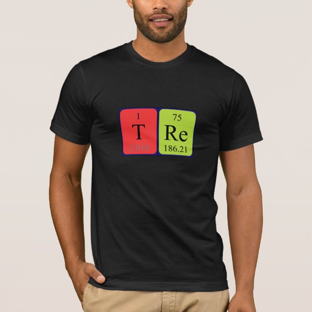 Tre periodic table name shirt (Front)