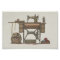 Treadle Sewing Machine & Kittens