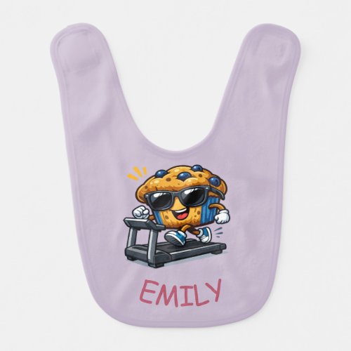 Treadmill Muffin Baby Bib