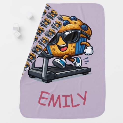 Treadmill Muffin Baby Blanket