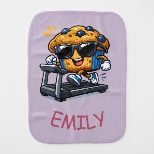 Treadmill Muffin Baby Burp Cloth