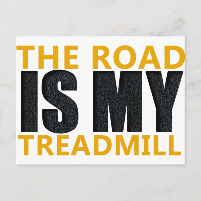 Treadmill Postcard (Front)