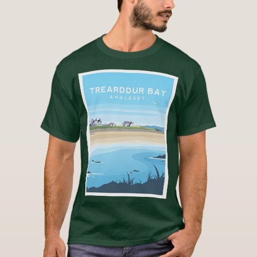 Trearddur Bay Anglesey North Wales T_Shirt