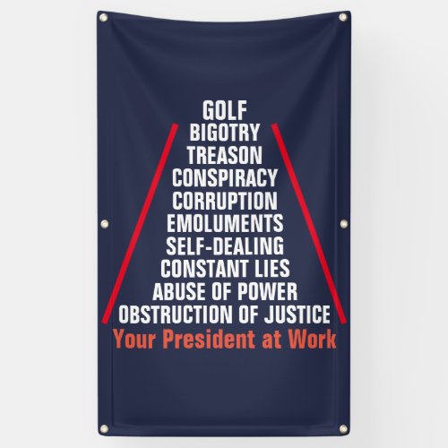 Treason Collusion Corruption Obstruction Trump Banner
