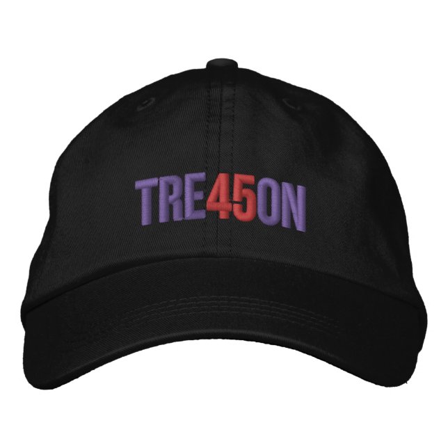 TREASON EMBROIDERED BASEBALL CAP (Front)