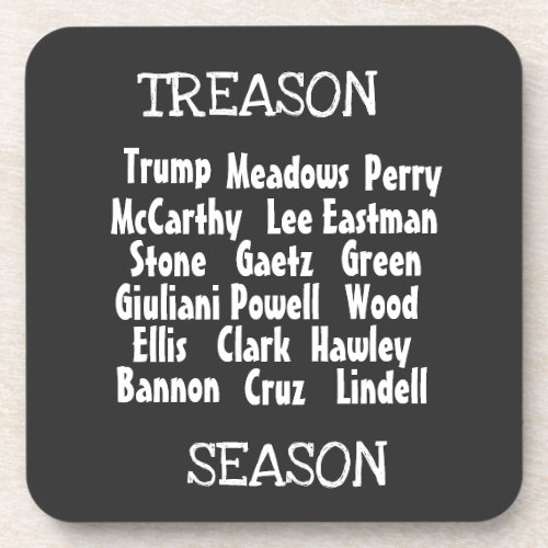 Treason Season Beverage Coaster