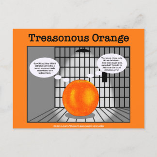 Treasonous Orange Postcard