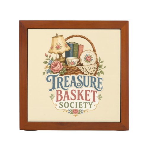 Treasure Basket Society Cottagecore Desk Organizer