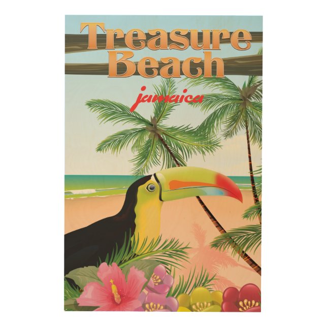 Treasure Beach  Jamaica travel poster (Front)