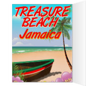 Treasure beach Jamaica travel poster (Inside (Left))