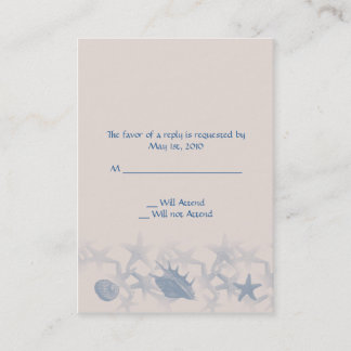Treasure by the Sea Response card, insert