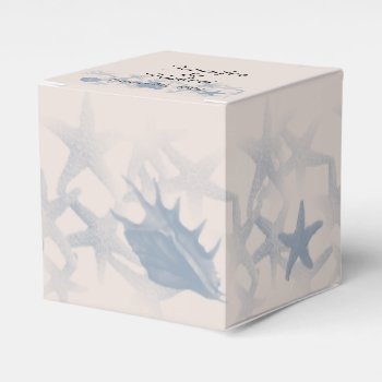 Treasure By The Sea Wedding Favor Boxes by NoteableExpressions at Zazzle