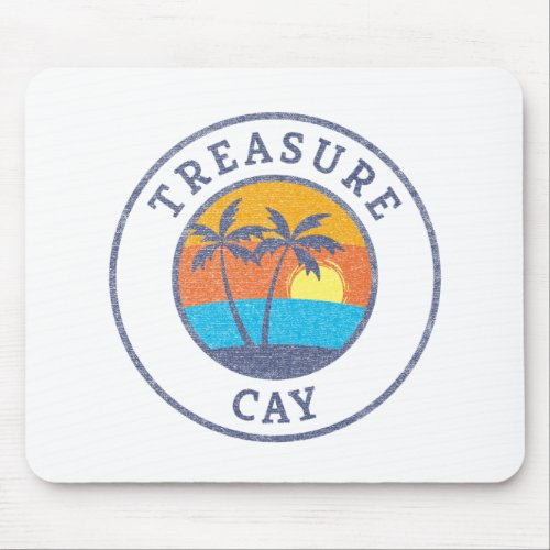 Treasure Cay Bahamas Faded Classic Style Mouse Pad