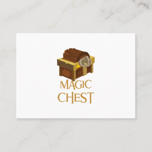 treasure chest business card