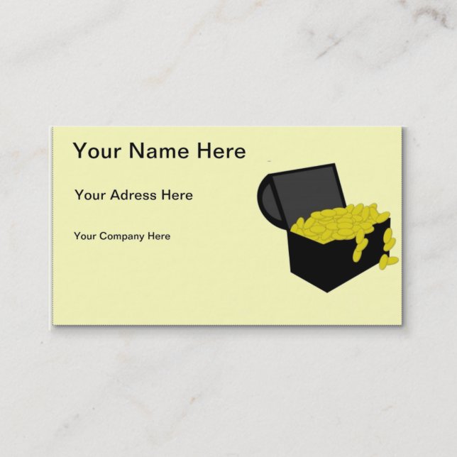 Treasure Chest Business Card (Front)