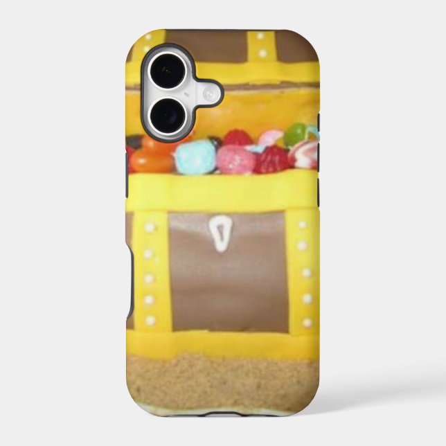 Treasure chest cake iphone case (Back)