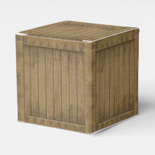 Treasure chest crate Favor Box