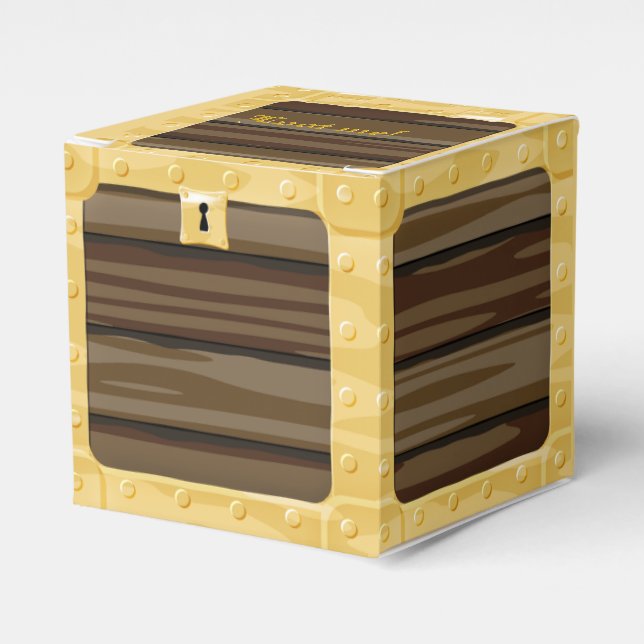 Treasure Chest Favor Boxes (Front Side)