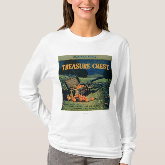 Treasure Chest (field version) Orange Label T-Shirt (Front)