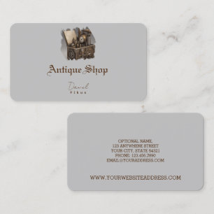 Treasure chest gears Personalized Business Card